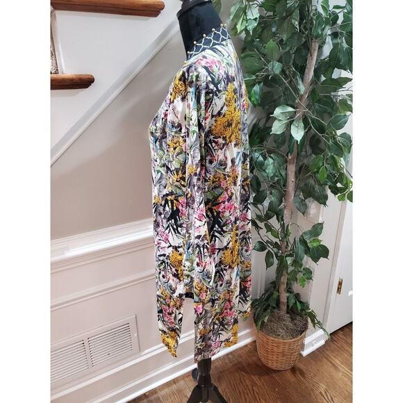 Sapphire Women's Multicolor Polyester V-Neck Long Sleeve Pullover Kurti Size M - Picture 6 of 10